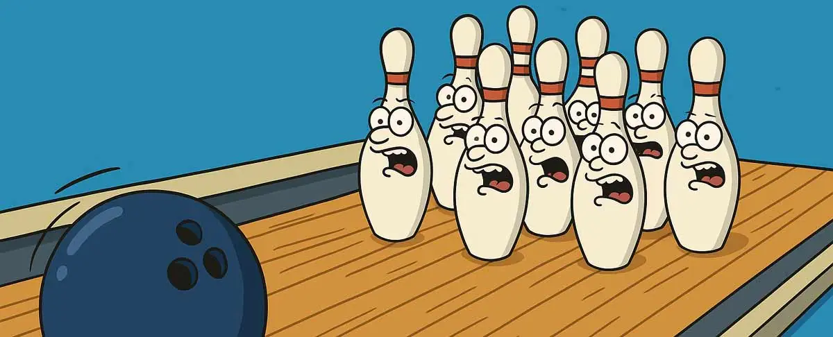 Kegelspiel „Bowling“